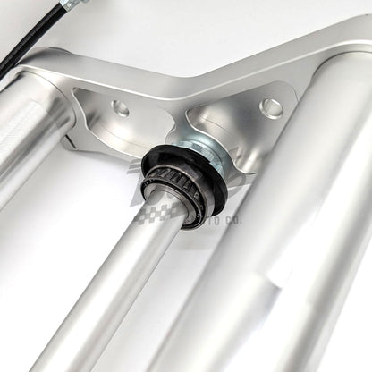 Adjustable CT70 Silver Inverted Fork with Disc V2 Front End Kit