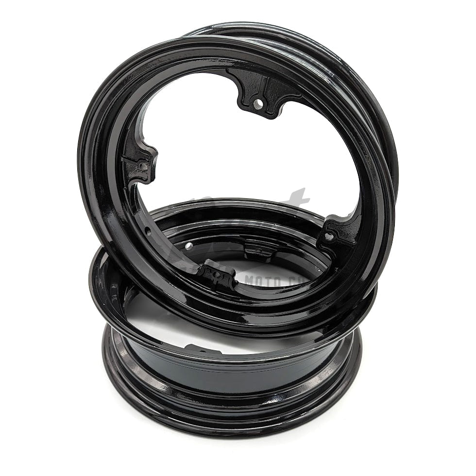 CT70 12" X 3.5" 1 Piece Rim (2 Wheel Set) (Black)
