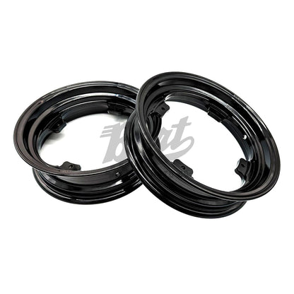 Set of 2 - CT70 12" X 2.75" 1 Piece Rim (Black)
