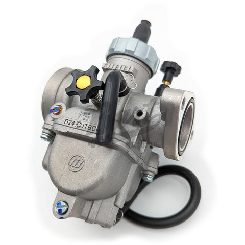 Nibbi PE24FL Flanged 24mm Carburetor (Silver)