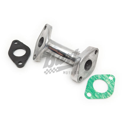 Reproduction CT70 45MM Motor to 48MM Flange Carburetor Intake Manifold (70cc) (Polished)