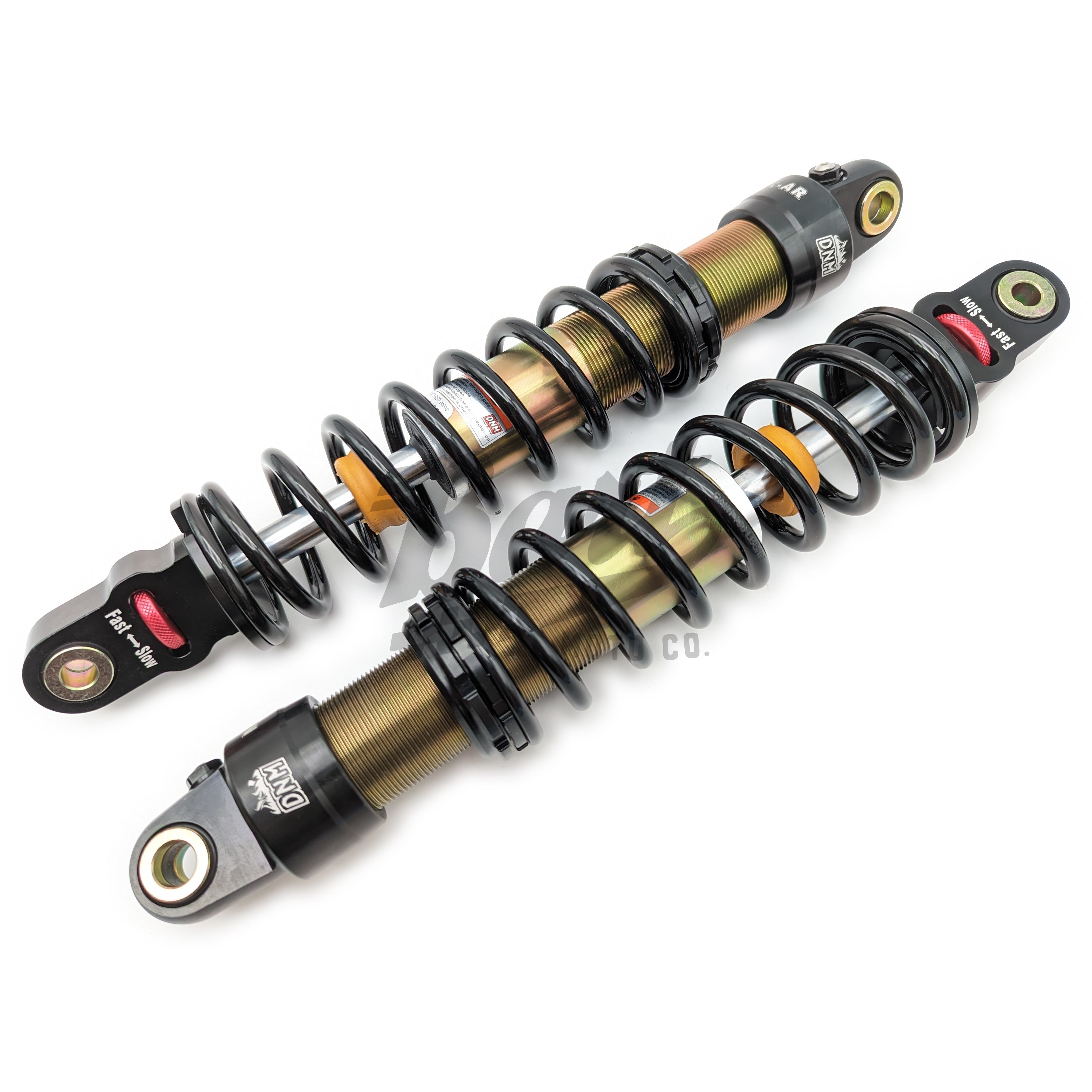 Shock Double Compression DNM MK-AR 330mm Pro-Grade Adjustable Gas Shock Set (Black) – Bart Moto Co