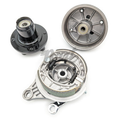 CT70 to Z-Type Z50 Conversion Hub Set (Disc Front / Drum Rear)