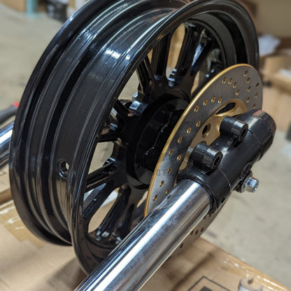 CT70 to Z-Type Z50 Conversion Hub Set (Disc Front / Drum Rear)