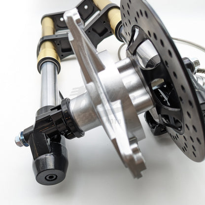 Adjustable CT70 Black & Gold Inverted Fork with Disc V2 Front End Kit