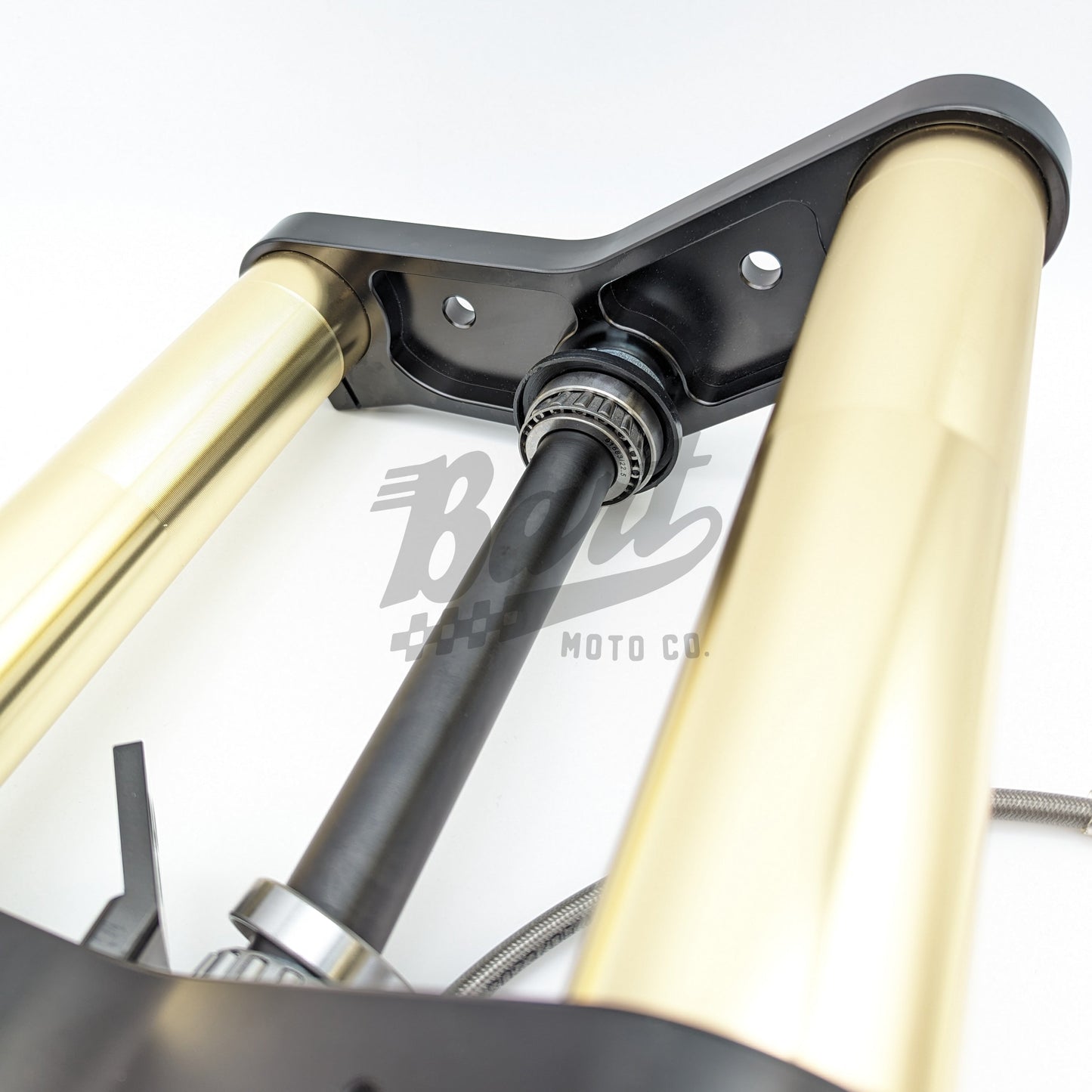 Adjustable CT70 Black & Gold Inverted Fork with Disc V2 Front End Kit