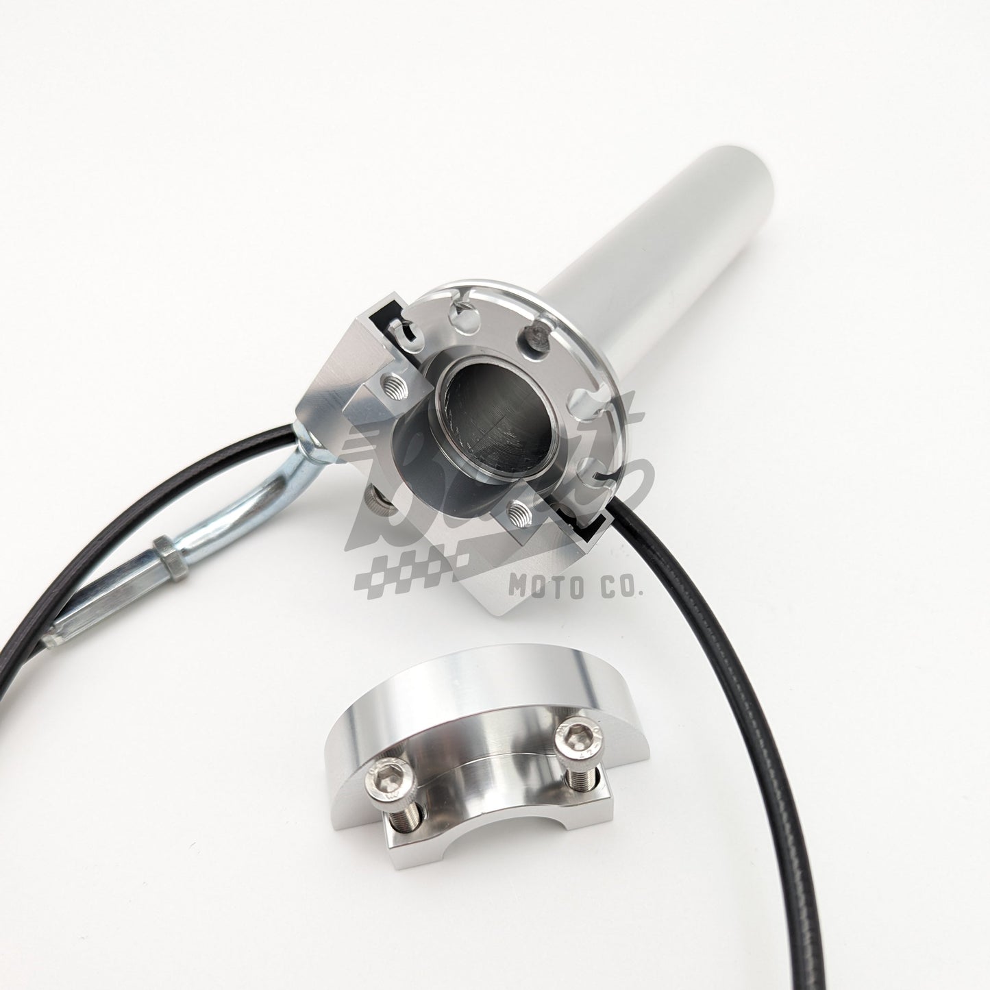 Performance 7/8" Silver CNC Throttle