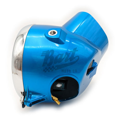CT70 K0 HK0 Complete Headlight Assembly (Candy Sapphire Blue)