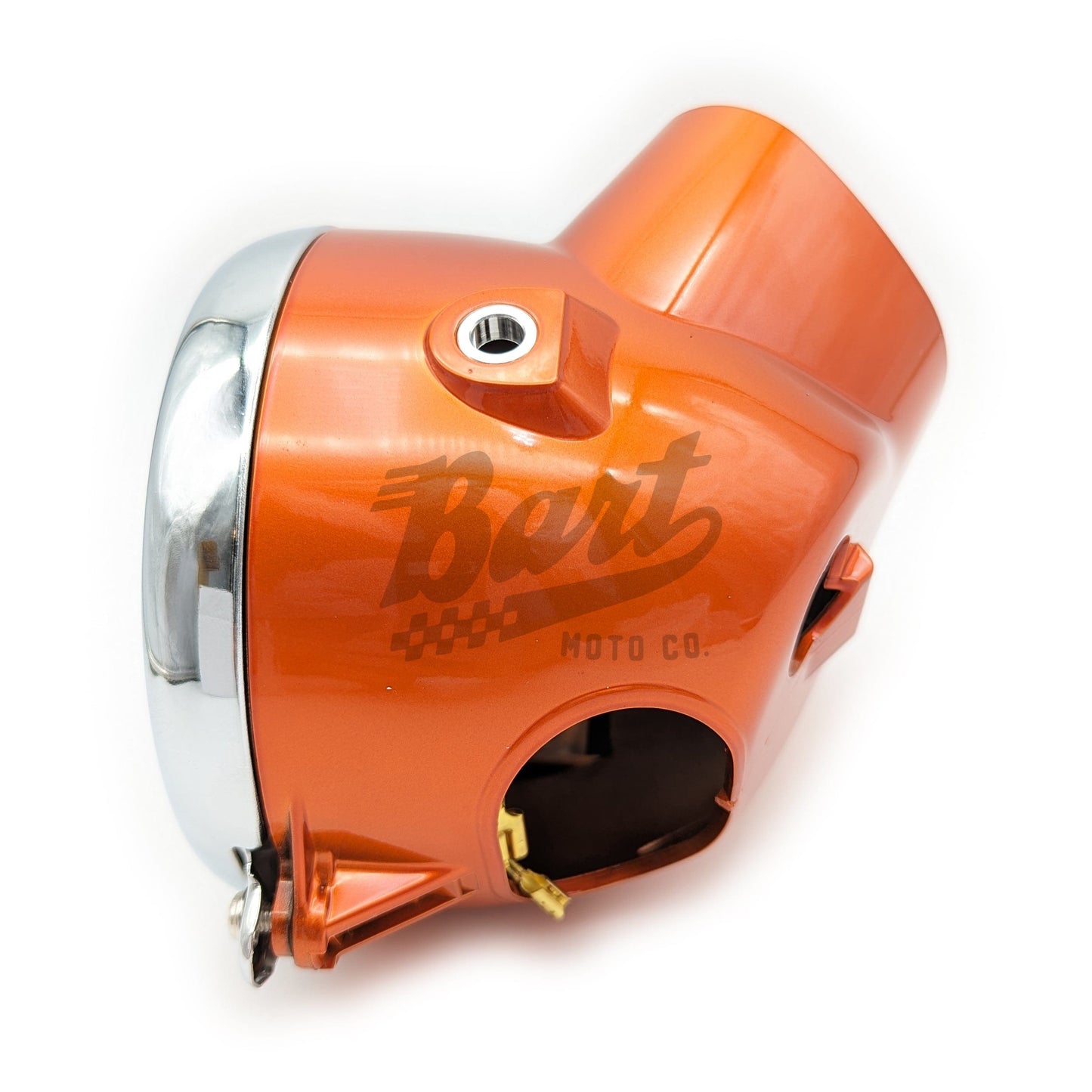 CT70 K0 Complete Headlight Assembly (Candy Orange)