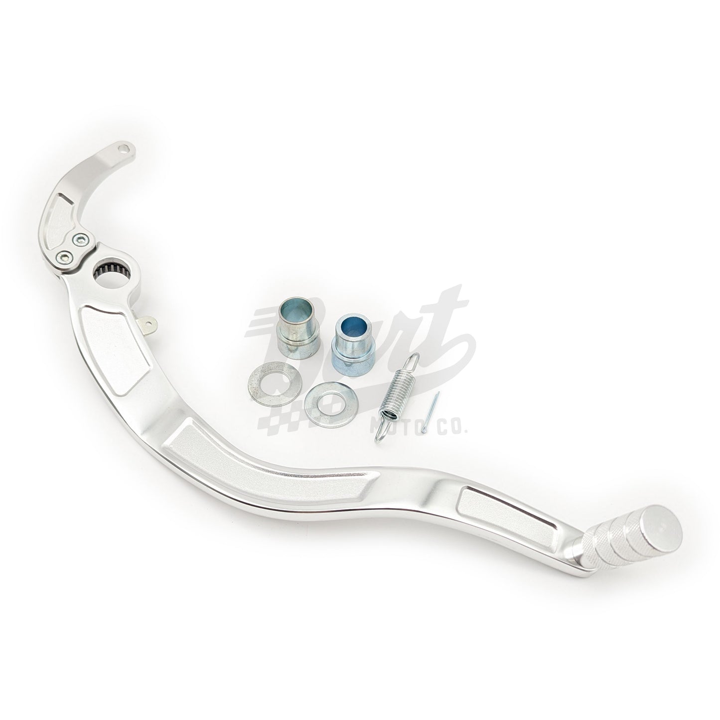 CT70 CNC Aluminum Drum Brake Pedal (Silver)