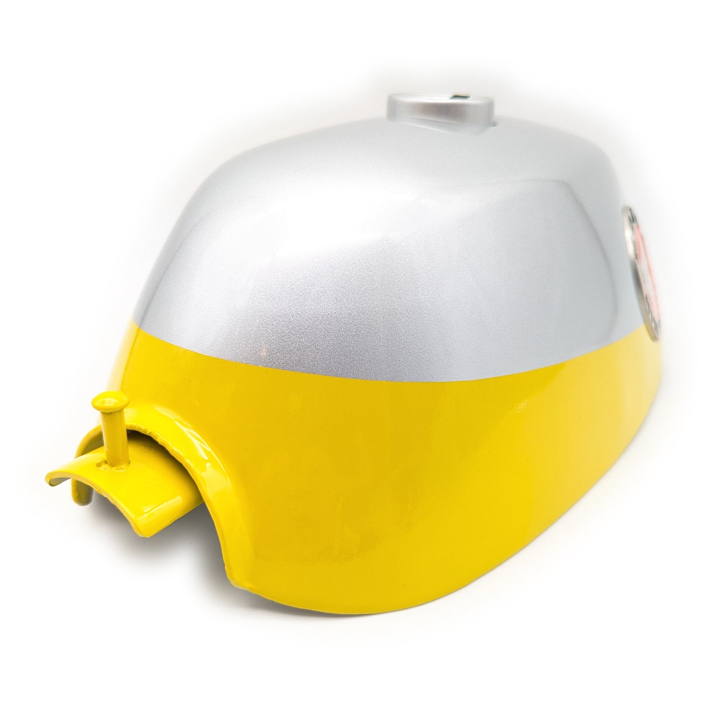 Reproduction Z50 K0-K1 1968-1970 Gas Fuel Tank Full Kit (Silver / Yellow)