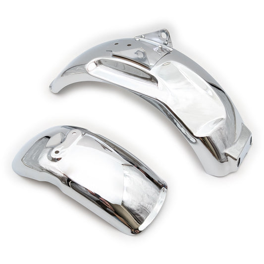 Reproduction Z50 K3-78 Front and Rear Chrome Fender Set (1972-1978)