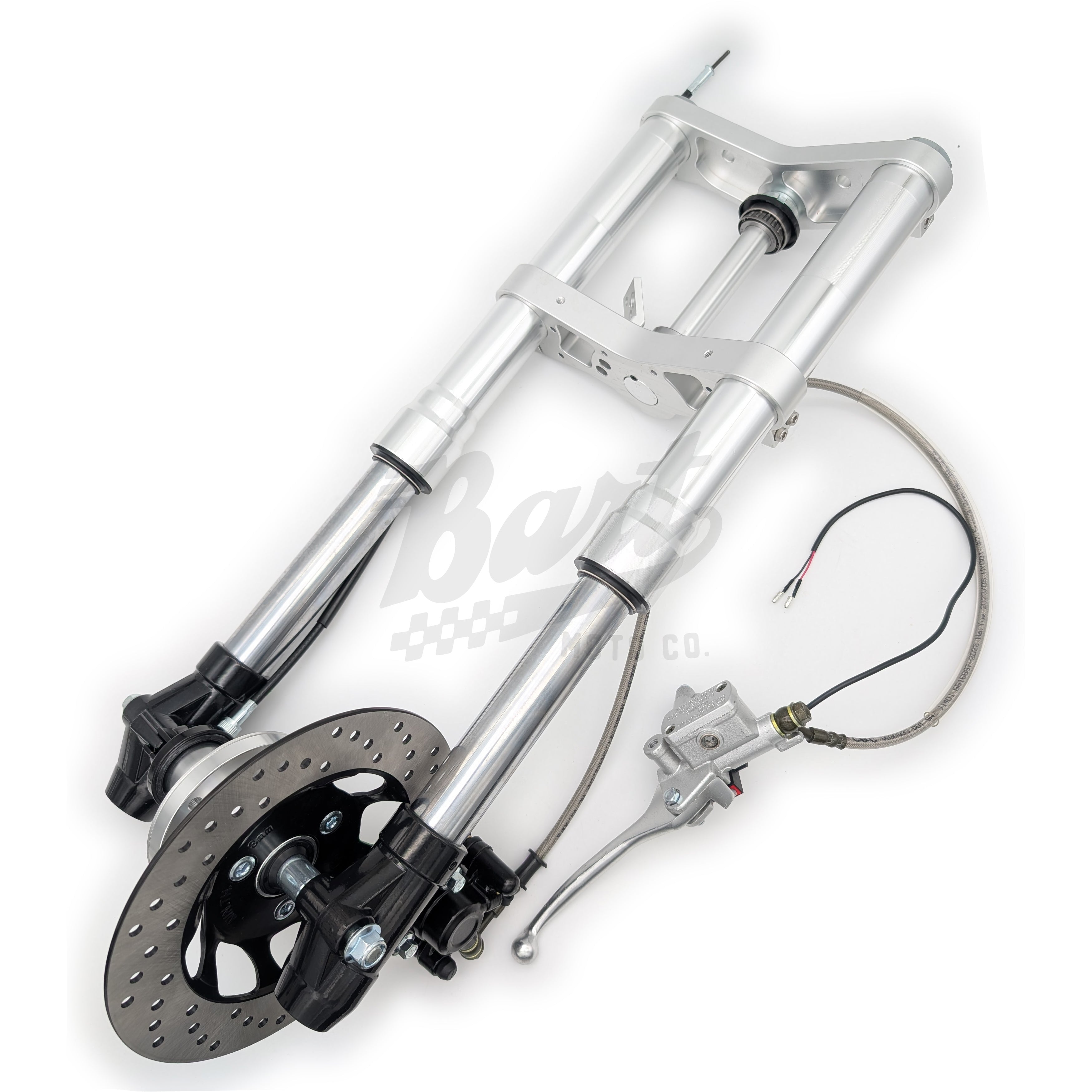 Ext Inverted Fork Adjustable Z50 Silver Inverted Fork with Disc V2 Front End Kit (600mm ...