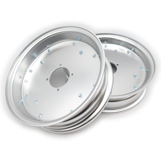 Z50 Type 12" X 3.25" Dish Style Aluminum 2 Piece Rim Set (Complete 2 Wheel Set)