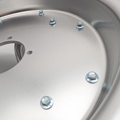 Z50 Type 12" X 3.25" Dish Style Aluminum 2 Piece Rim Set (Complete 2 Wheel Set)