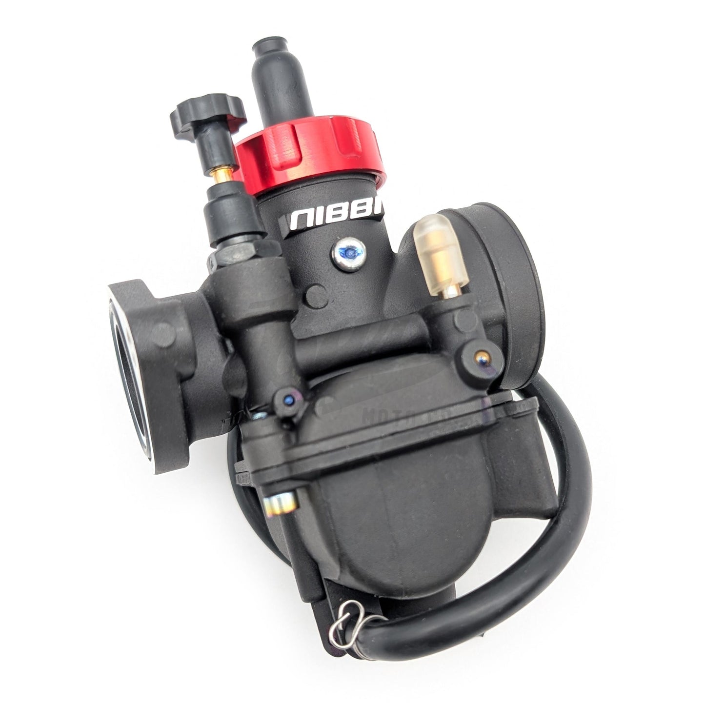 Nibbi PE22FL Flanged 22mm Carburetor (Black & Red)