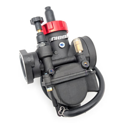 Nibbi PE22FL Flanged 22mm Carburetor (Black & Red)