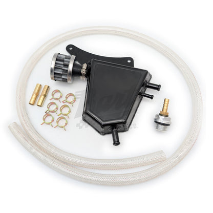 CT70 Frame Mount Oil Catch Can (Anodized Black)
