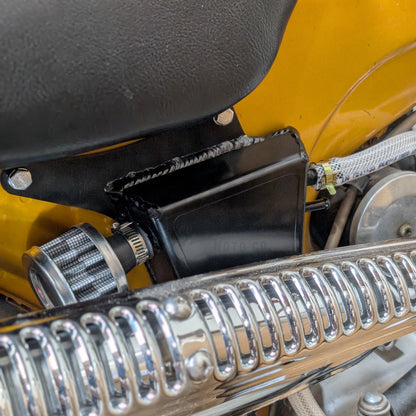 CT70 Frame Mount Oil Catch Can (Silver)