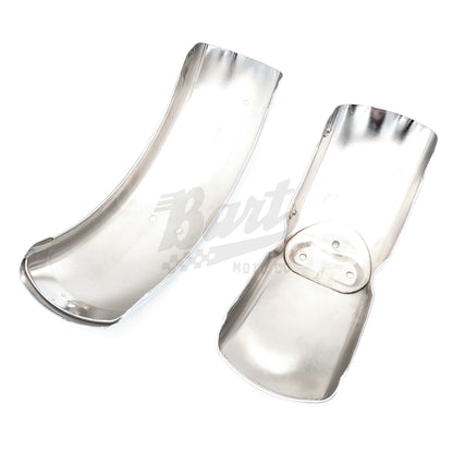 Reproduction CT70 Front and Rear Fenders Set (Rolled Edge)