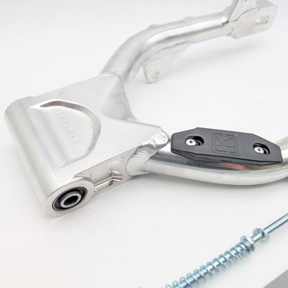 Kepspeed Racing CT70 +1.5" Round Tube Extended Swingarm (Polished)