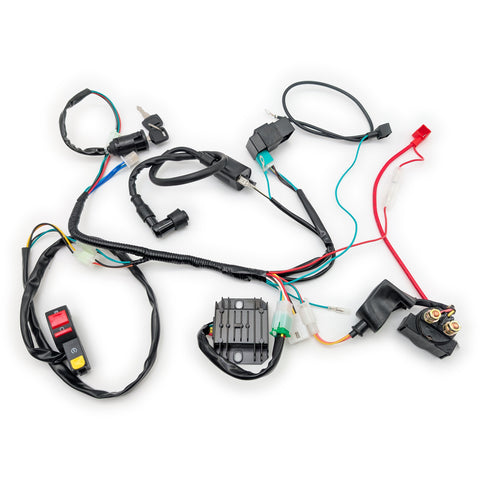 12V Electric Start Basic Wiring Harness (Headlight Only)