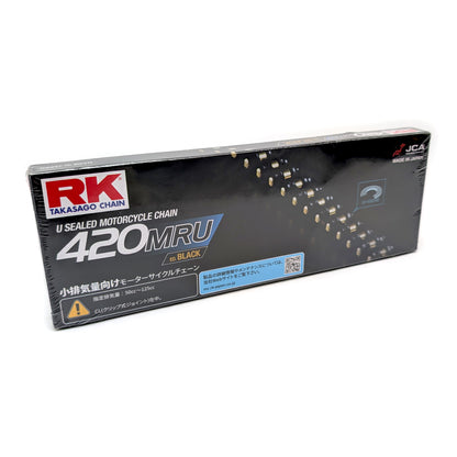 RK Racing Black BL420MRU 420 Ultra Thin U-Ring Sealed Chain (106 Link)