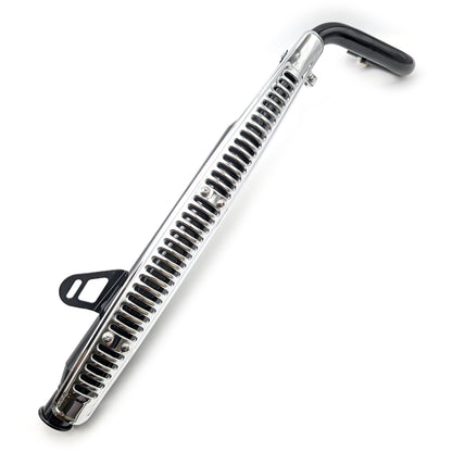 CT70 K0 Style Big Bore Exhaust (Black & Chrome)
