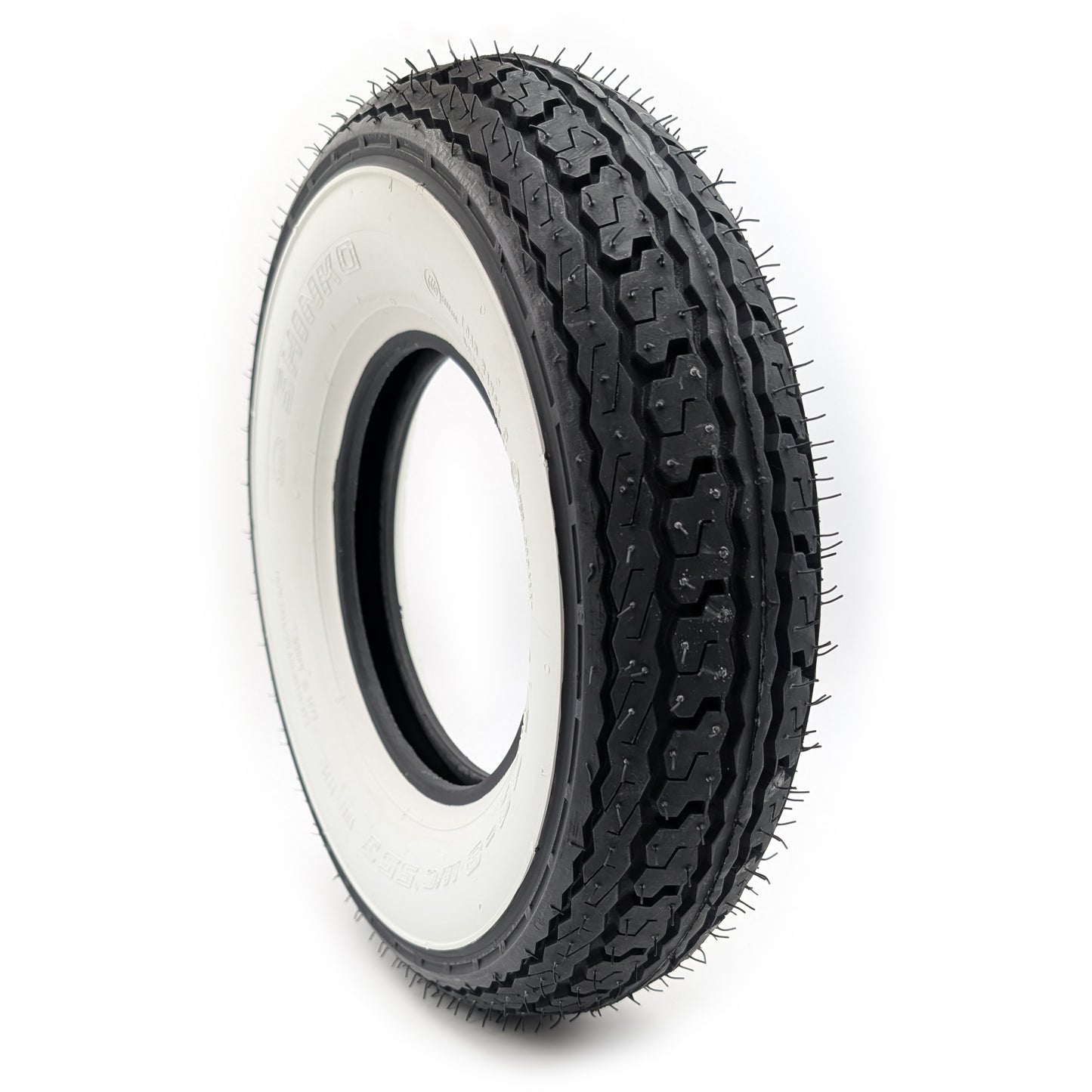 Shinko SR550 White Wall 4.00-8 Tire (Front/Rear)
