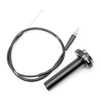Nibbi Slim CNC Throttle and Cable (Black)