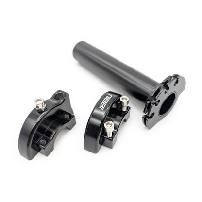 Nibbi Slim CNC Throttle and Cable (Black)