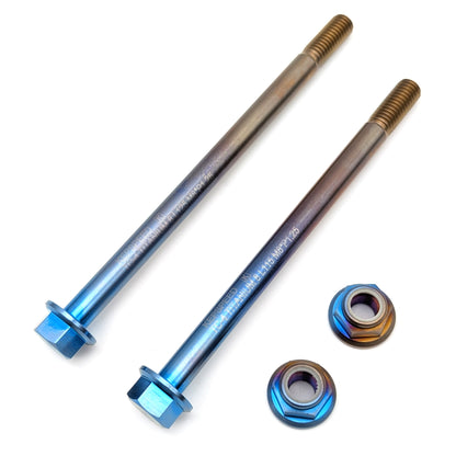 CT70 Titanium Engine Mount Bolt & Nut Set (Blue)