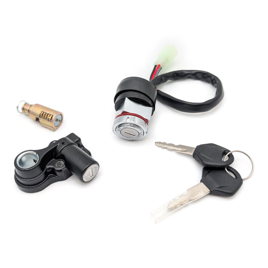 CT70 12V Locking Seat Latch Ignition Key Switch Set (Icebear + Clones)