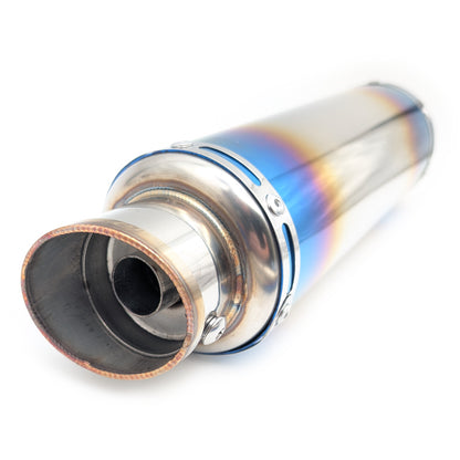 CT70 Stainless Low Exhaust (Anodized Blue)