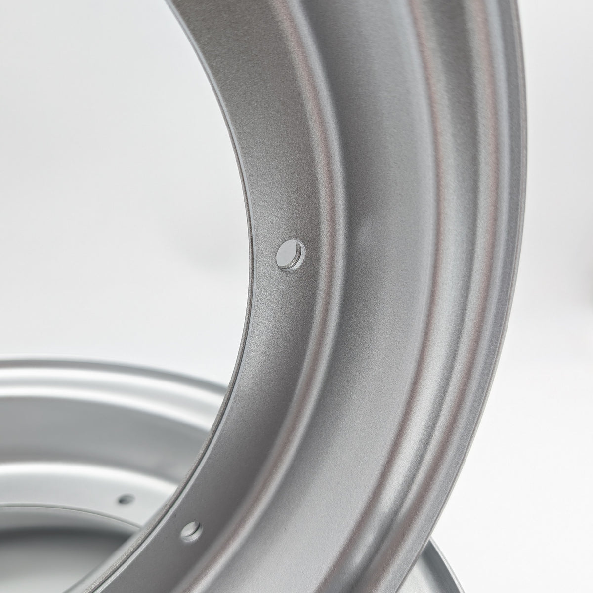 Set of 2 - Reproduction CT70 10" X 2.75" Silver 2 Piece Rim