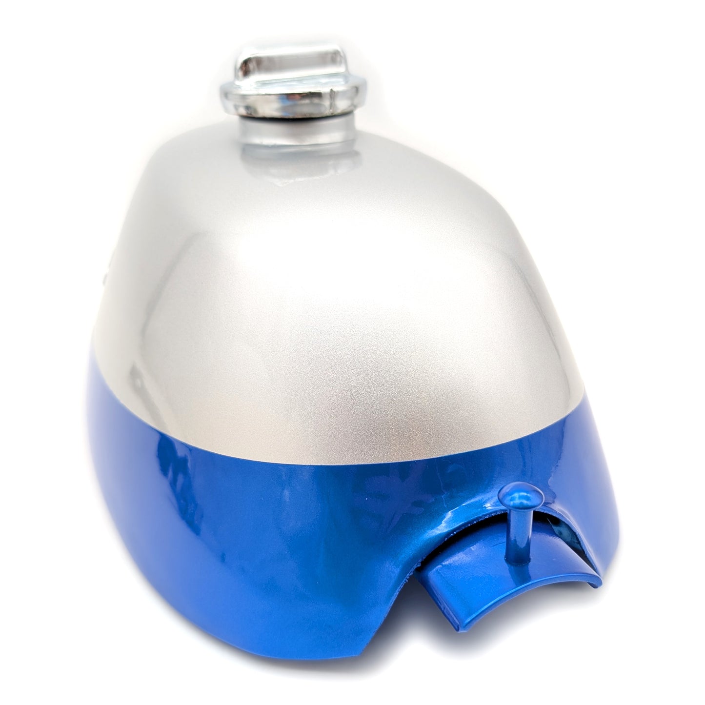 Reproduction Z50 K0-K1 1968-1970 Gas Fuel Tank Full Kit (Silver / Blue)