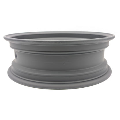 Set of 2 - Z-Type 12" X 3.5" Rear / 2.75" Front 16 Spoke 1 Piece Rim (Flat Black)