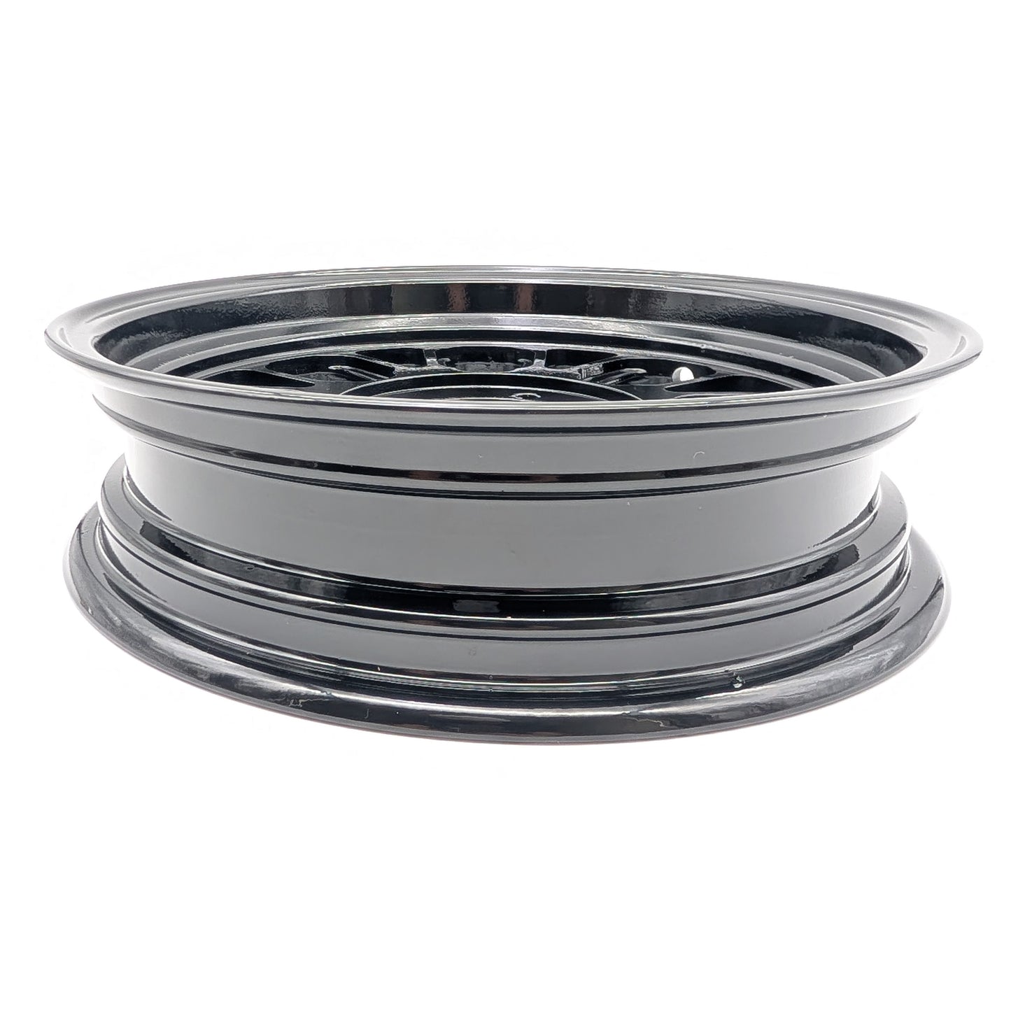 Set of 2 - Z-Type 12" X 2.75" 16 Spoke 1 Piece Rim (Black)