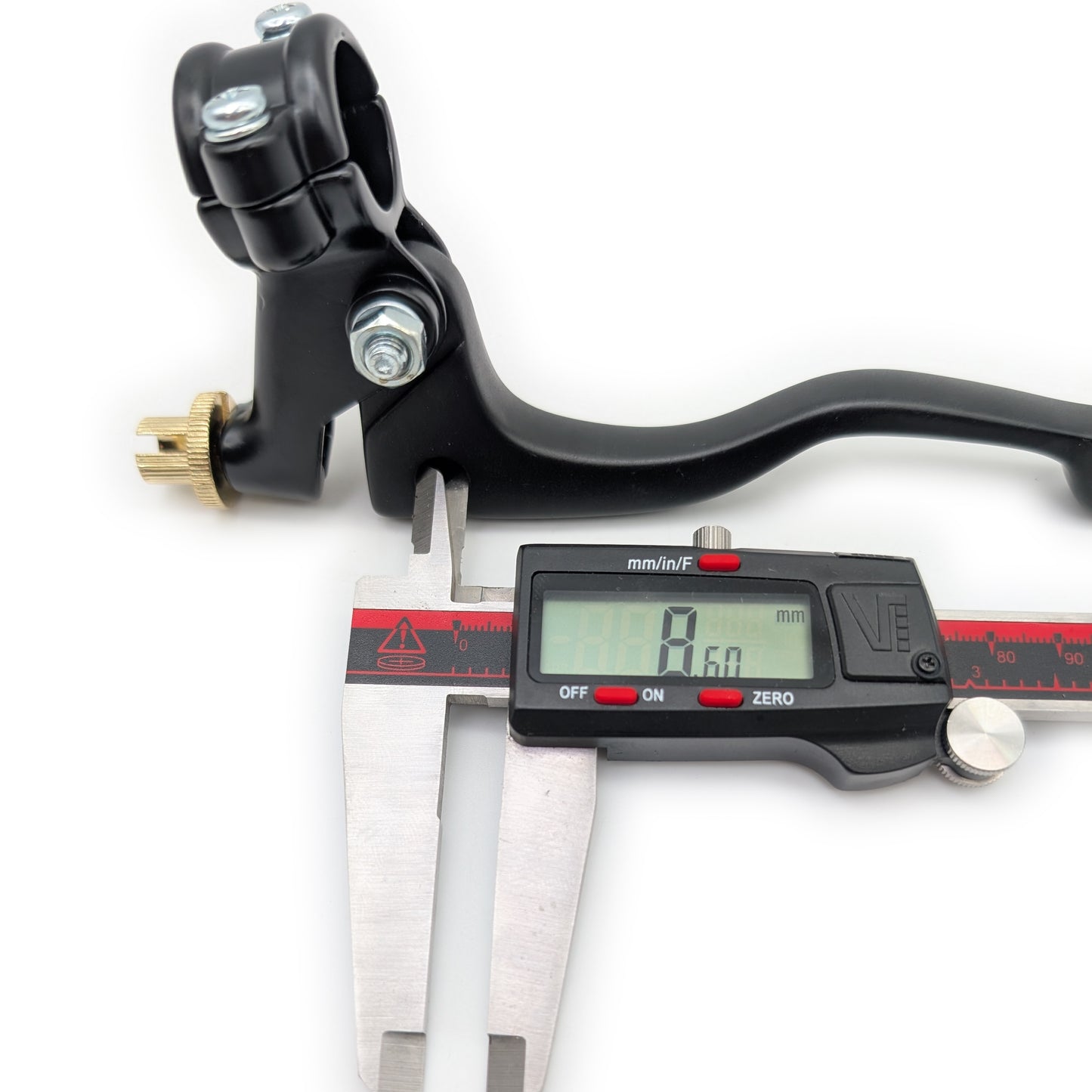 7/8" Right Side Shorty Drum Brake Lever (Black)