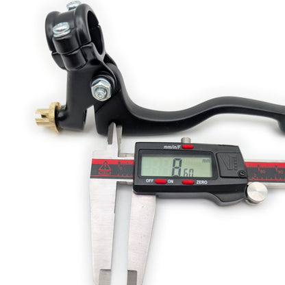 7/8" Right Side Shorty Drum Brake Lever (Black)