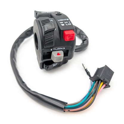 Universal 22 mm (7/8") All-In-One Handlebar Switch – Lights, Signals, Horn, Kill