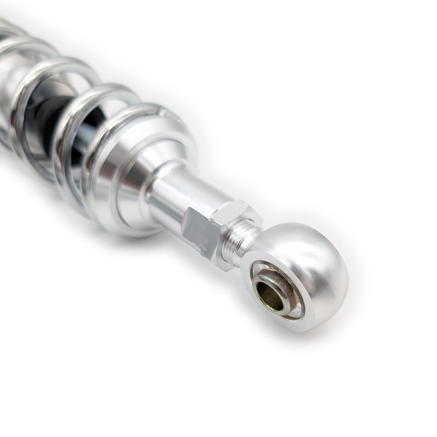 330-340MM Performance Gas Filled Rear Shock Set - Silver / Chrome