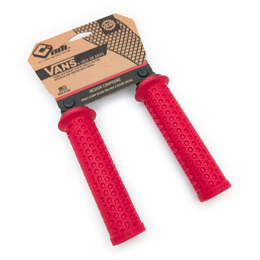 ATC / ATV Grips - 7/8" Vans Waffle Lock-In (Red)