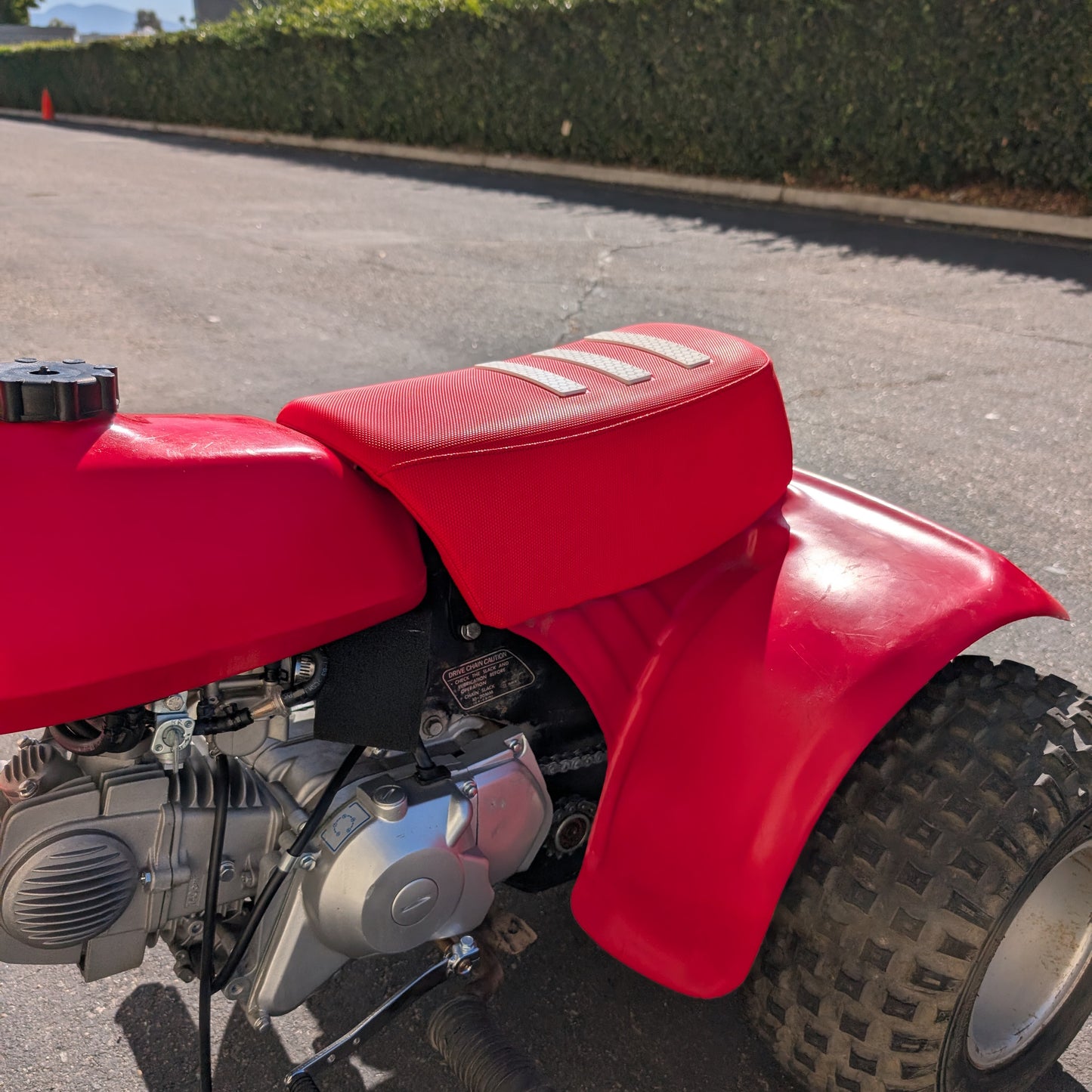 ATC70 Bart Gripper Seat 1978-1985 (Red)