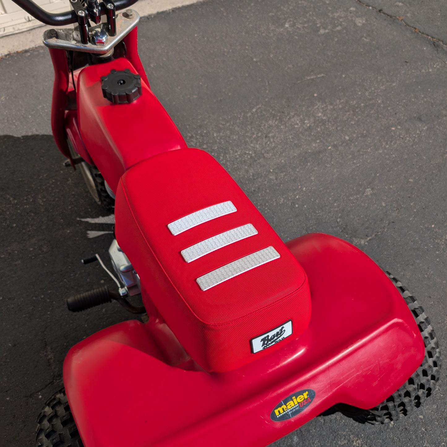 ATC70 Bart Gripper Seat 1978-1985 (Red)