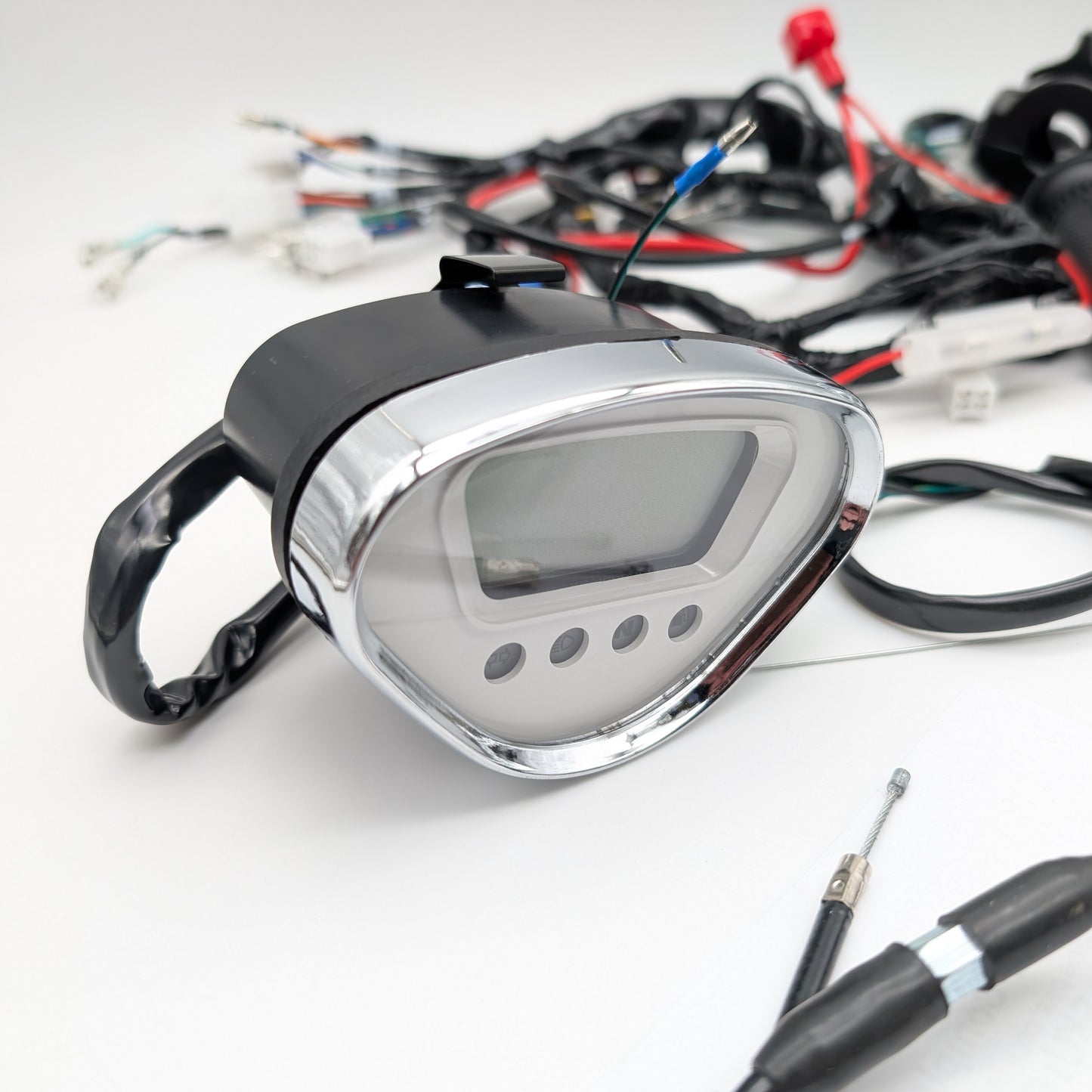 CT70 12V Complete Harness and Electrical Parts (Black Controls)