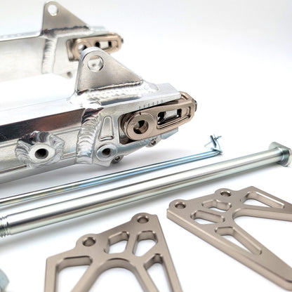 CT70 Heavy Duty Kepspeed Racing +0.5" Extended Swingarm with Peg Mounts (Aluminum)