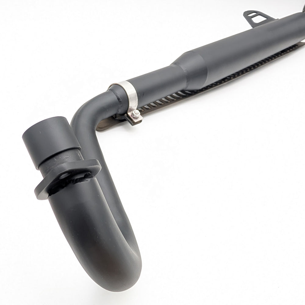 CT70 K0 Style Big Bore Exhaust (Black)