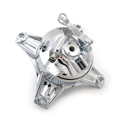 CT70 Front & Rear Show-Level Chrome Drum Hub & Brake Set