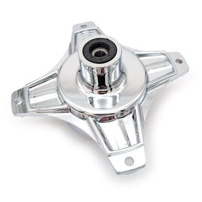 CT70 Front & Rear Show-Level Chrome Drum Hub & Brake Set